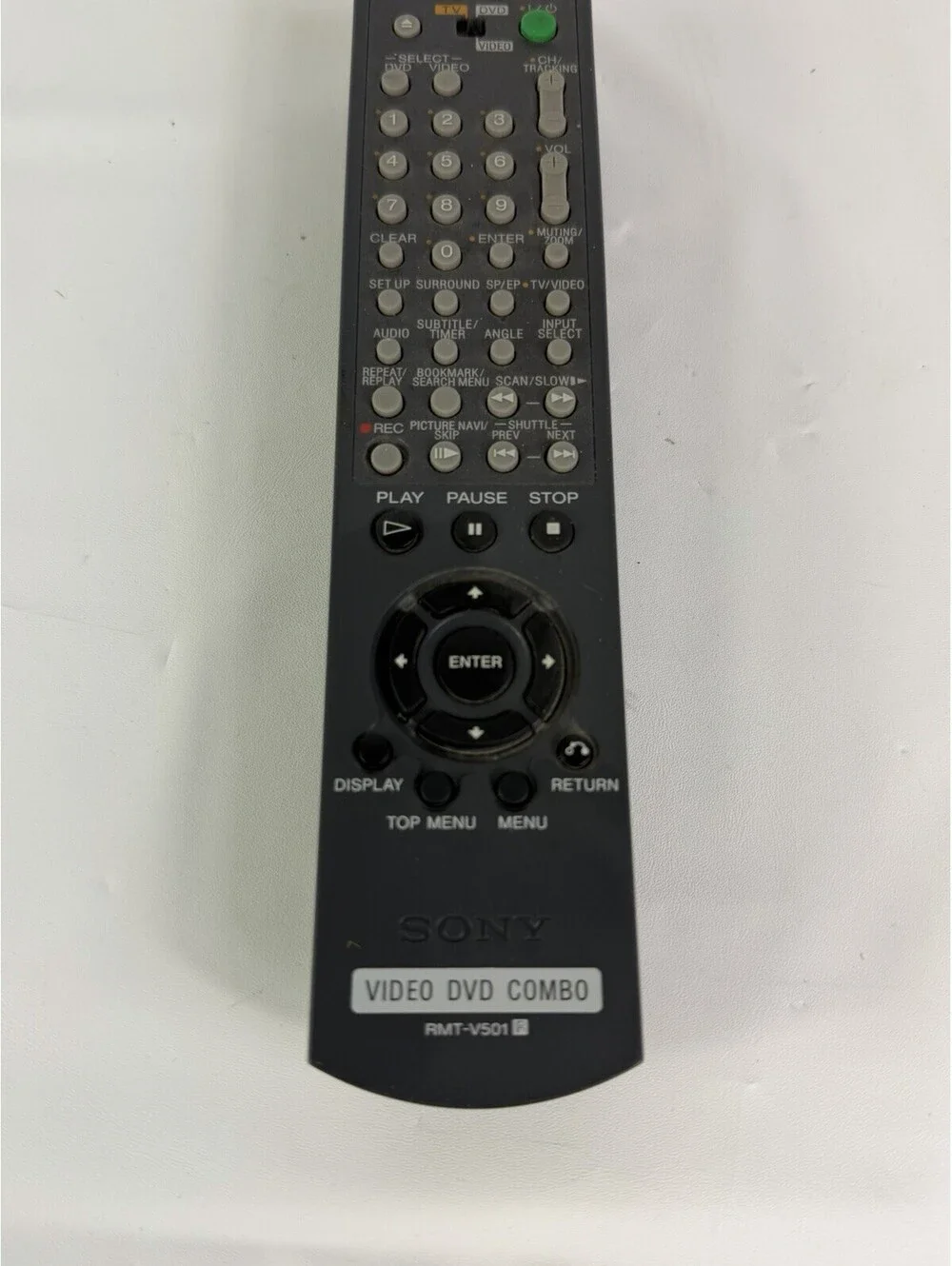 Genuine Sony RMT-V501C Remote Control DVD VCR Combo SLV-D100 SLV-D300 SLV-D300P